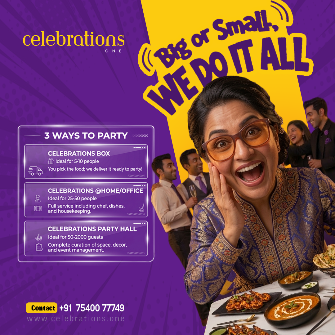 Celebration experience with standout venue styling